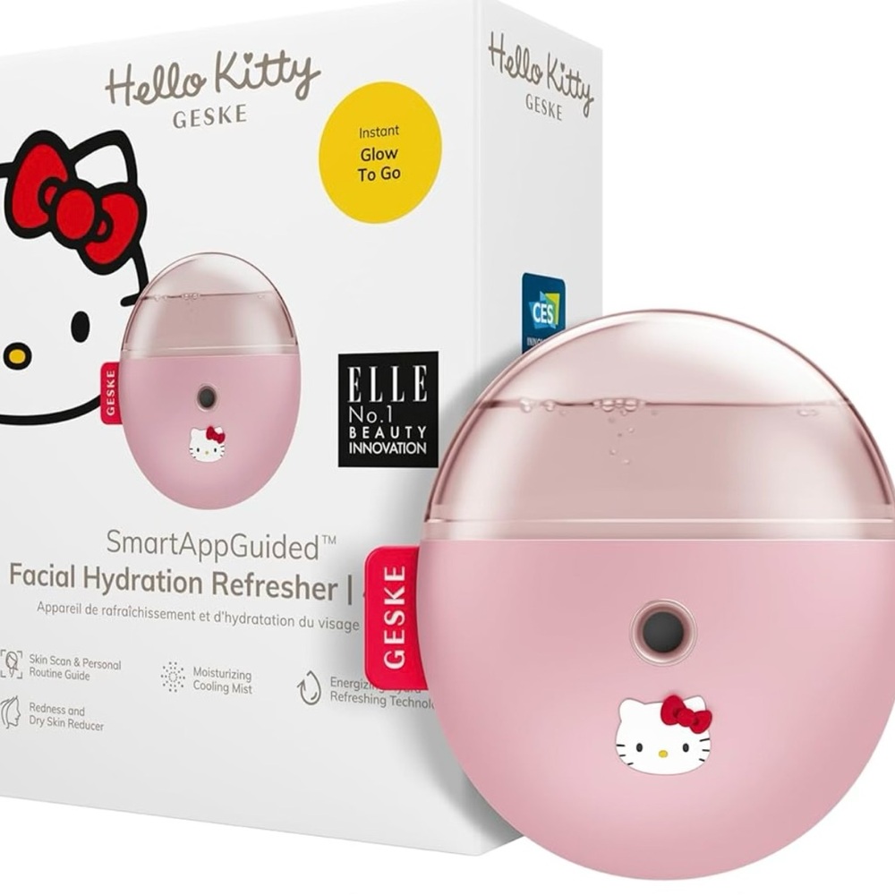 Hello Kitty SmartApp Guided Facial Hydration Device - Pink